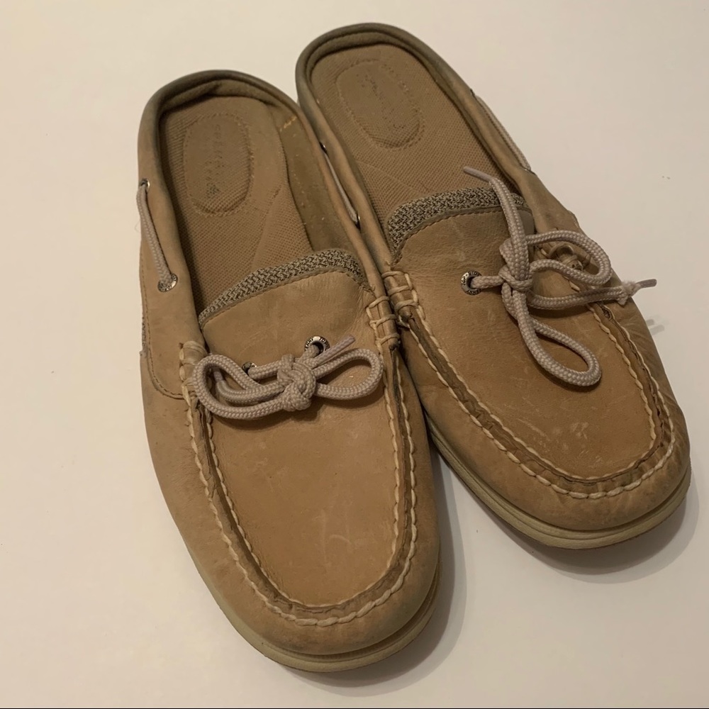 Sperry top sides mules